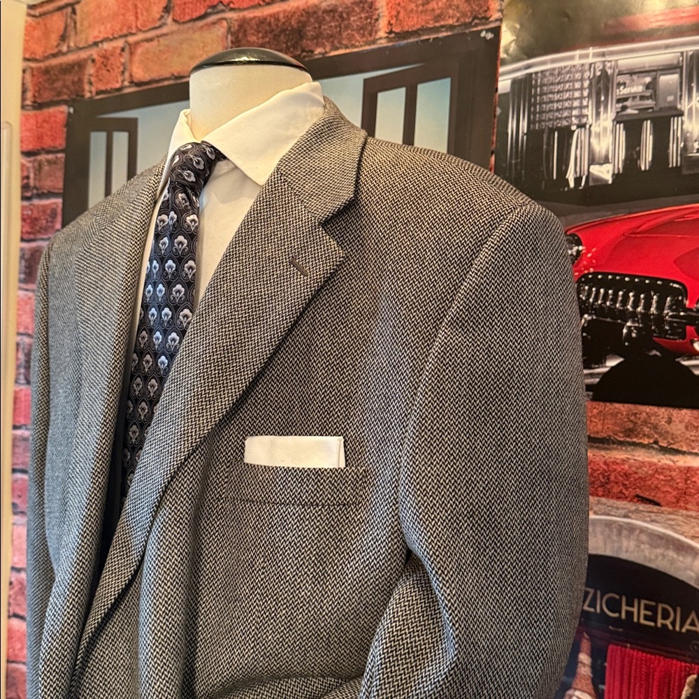 Manny's Herringbone Blazer - image 2